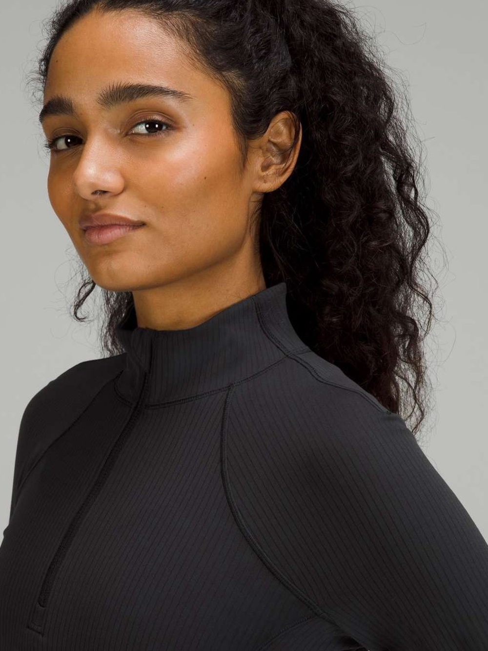 Lululemon Its Rulu Run Ribbed Half Zip - Picture 2 of 11